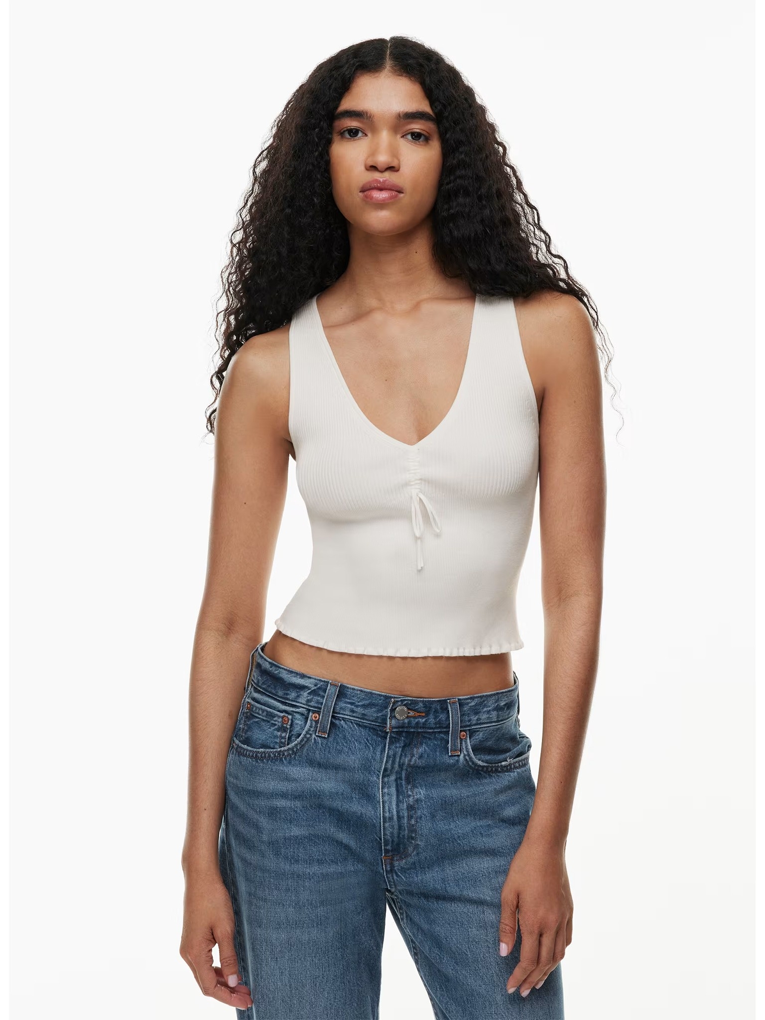 Aritzia Wilfred Agostino Top - Light Birch